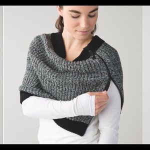 Lululemon Merino Wool Zip Scarf